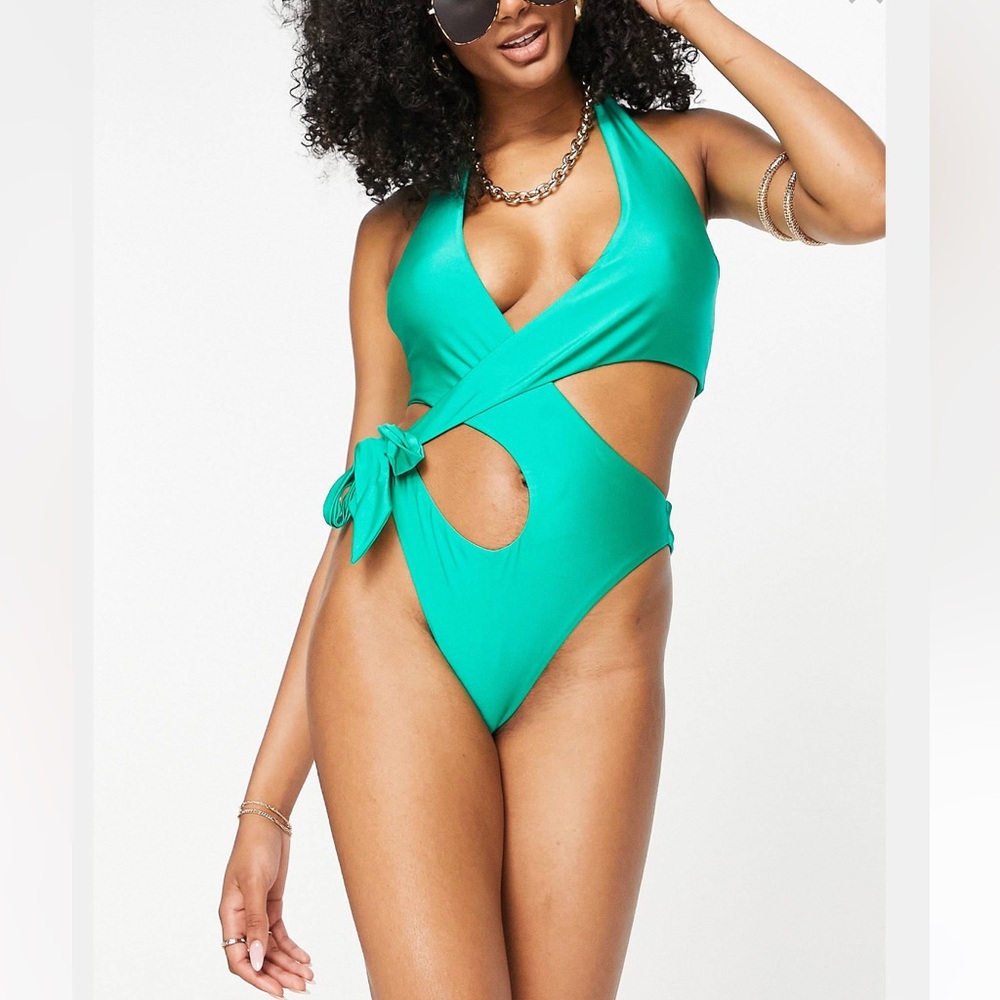 ASOS Design Cut Out Swimsuit